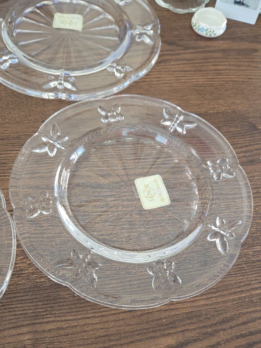 Lenox Butterfly Meadow 8" Crystal Salad Plates - Picture 5 of 11